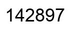 Número 142897 imagen negro