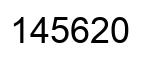 Número 145620 imagen negro