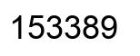 Número 153389 imagen negro