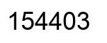 Número 154403 imagen negro