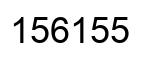 Número 156155 imagen negro