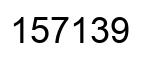 Número 157139 imagen negro