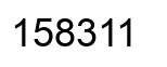 Número 158311 imagen negro