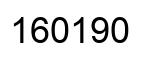 Número 160190 imagen negro