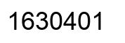 Número 1630401 imagen negro