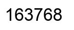 Number 163768 black image