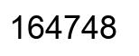 Número 164748 imagen negro