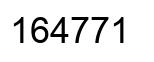 Número 164771 imagen negro
