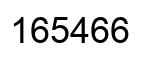 Número 165466 imagen negro