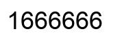 Número 1666666 imagen negro
