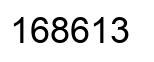 Número 168613 imagen negro