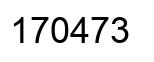 Número 170473 imagen negro