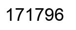 Number 171796 black image