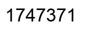 Número 1747371 imagen negro