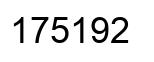 Number 175192 black image