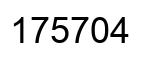 Número 175704 imagen negro