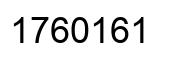 Number 1760161 black image