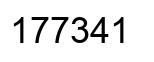 Número 177341 imagen negro