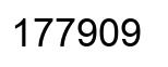 Número 177909 imagen negro