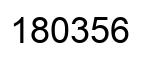 Número 180356 imagen negro
