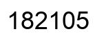 Número 182105 imagen negro