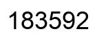 Número 183592 imagen negro