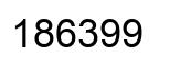 Number 186399 black image