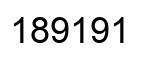 Número 189191 imagen negro