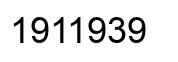 Número 1911939 imagen negro