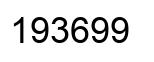 Número 193699 imagen negro