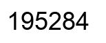 Número 195284 imagen negro