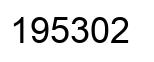 Número 195302 imagen negro