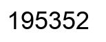 Número 195352 imagen negro