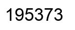 Número 195373 imagen negro