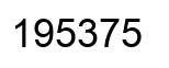 Número 195375 imagen negro