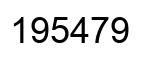 Número 195479 imagen negro