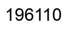 Número 196110 imagen negro