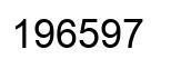 Número 196597 imagen negro