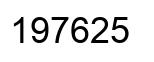 Número 197625 imagen negro