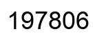 Number 197806 black image