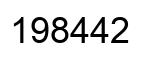 Número 198442 imagen negro