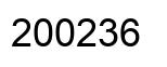 Número 200236 imagen negro