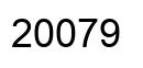 Number 20079 black image