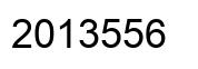 Number 2013556 black image