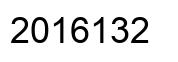 Number 2016132 black image