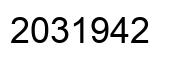 Número 2031942 imagen negro