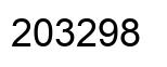 Número 203298 imagen negro