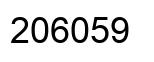 Número 206059 imagen negro