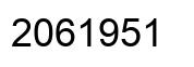 Número 2061951 imagen negro