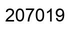 Número 207019 imagen negro